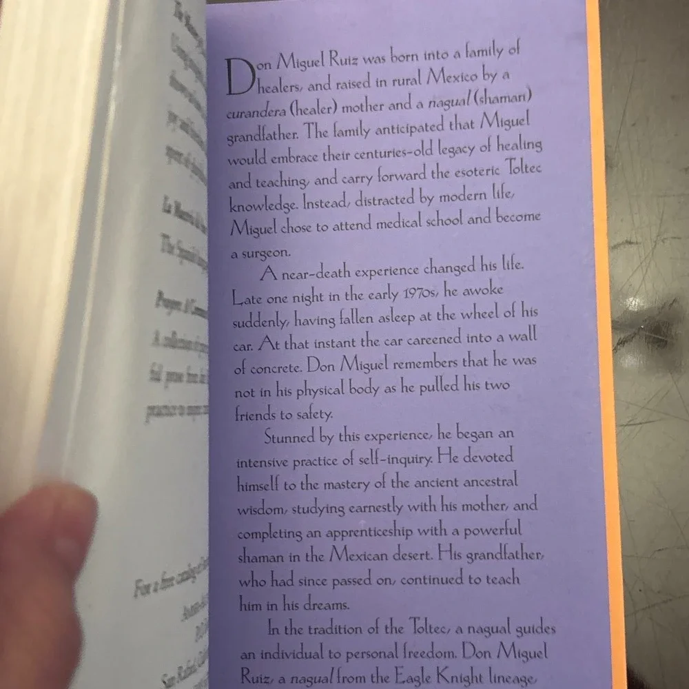 The Four Agreements Book Don Miguel Ruiz Toltec Wisdom Freedom‎ Spirituality